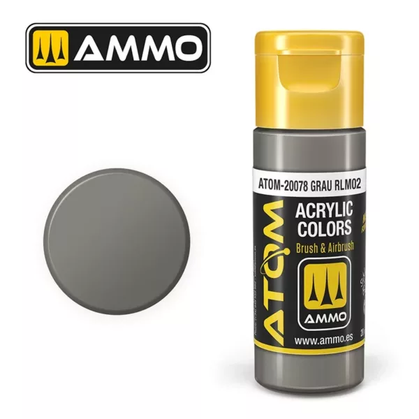 ATOM ACRYLIC COLOR GRAU RLM02