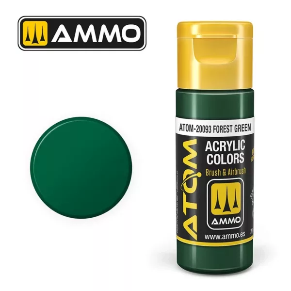 ATOM ACRYLIC COLOR FOREST GREEN