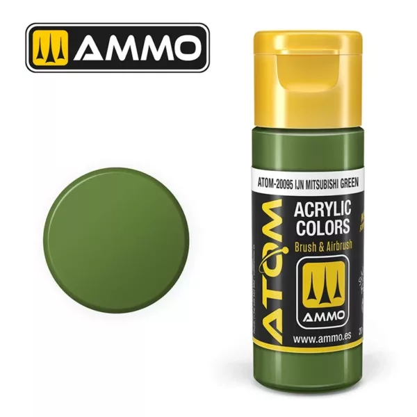 ATOM ACRYLIC COLOR IJN MITSUBISHI GREEN