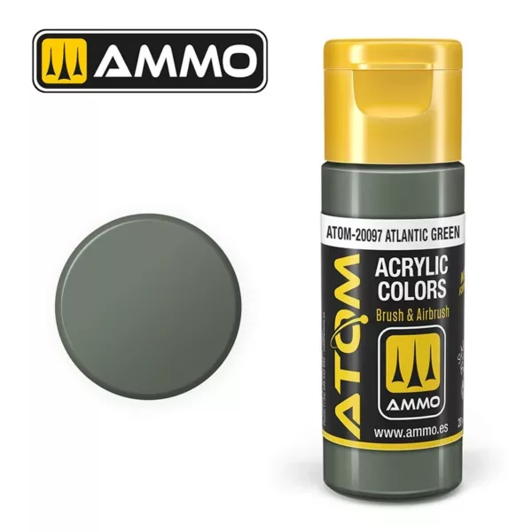 ATOM ACRYLIC COLOR ATLANTIC GREEN