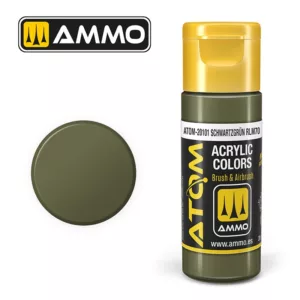 ATOM ACRYLIC COLOR SCHWARTZGRÜN RLM70