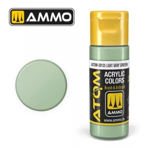 ATOM ACRYLIC COLOR LIGHT GRAY GREEN