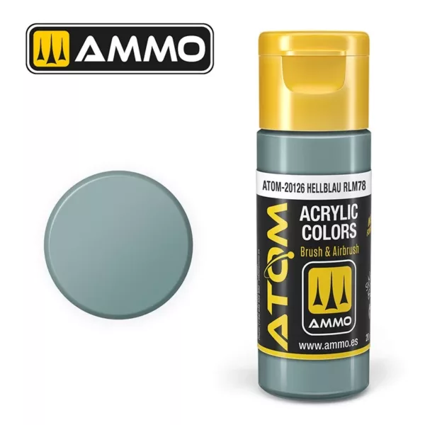 ATOM ACRYLIC COLOR HELLBLAU RLM78