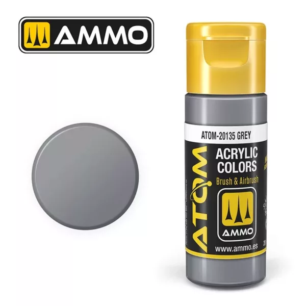 ATOM ACRYLIC COLOR GREY BROWN