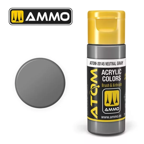 ATOM ACRYLIC COLOR NEUTRAL GRAY