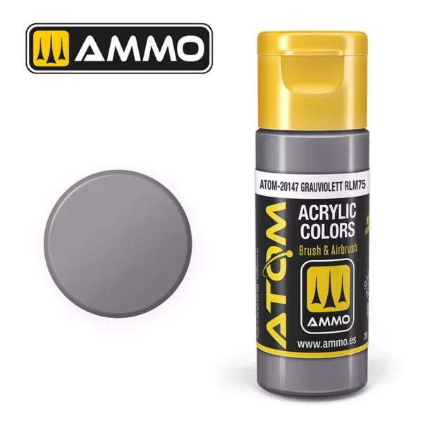ATOM ACRYLIC COLOR GRAUVIOLETT RLM75