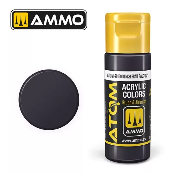 ATOM ACRYLIC COLOR DUNKELGRAU RAL7021