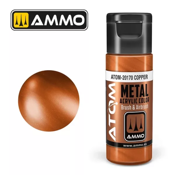 ATOM ACRYLIC METALLIC COPPER
