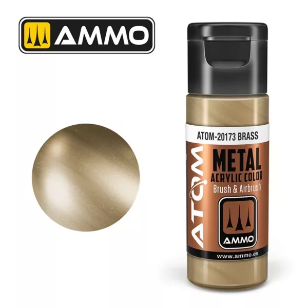 ATOM ACRYLIC METALLIC BRASS