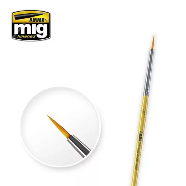 AMMO SYNTHETIC ROUND BRUSH NO. 5/0