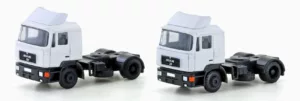 1/160 MAN F90 3-ACHS ZUGMASCHINE WEIß 2ER SET