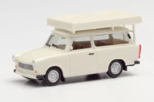 Trabant 601 S Universal + daktent Wit