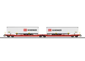 Märklin 47470 Wagon met dubbele kuil-bodem Sdggmrss 738 Tp. VI