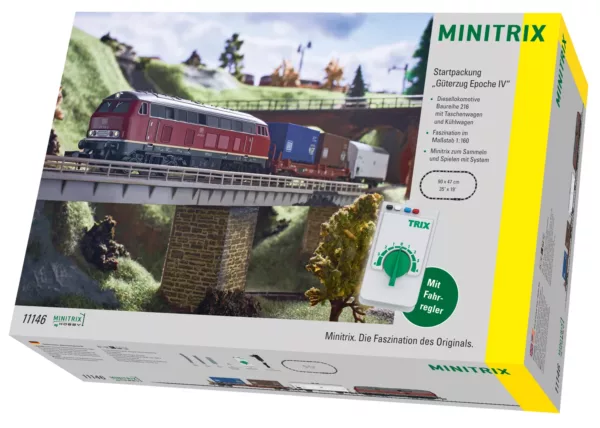 Minitrix 11146 Startset "Güterzug" mit Baureihe 216