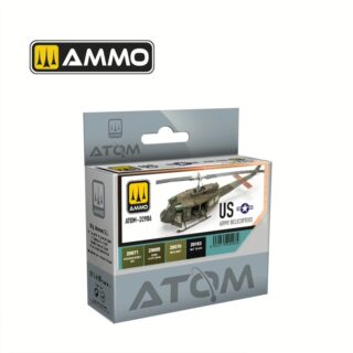 ATOM ACR. PAINT SET US ARMY HELICOPTERS 4 JARS (7/24) *