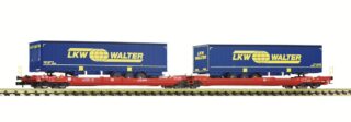 Fleischmann 6660050 Containerdraagwagen T3000e DBAG LKW Walter Tp. VI