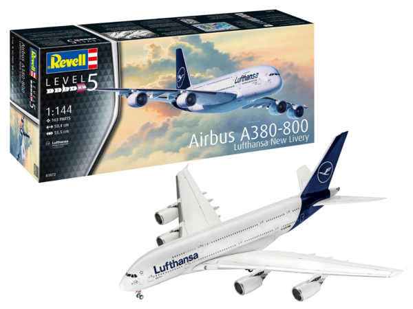 revell-03872 Airbus A380-800 "Lufthansa" New Livery