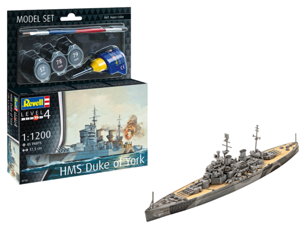 revell-65182 Model Set Battleship HMS Duke of York