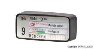H0 Zugzielanzeiger mit LED-Beleuchtung
