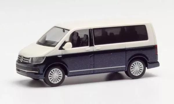 Volkswagen T6 Bicolor Wit-blauw metallic