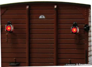 H0 Zugschlusslaternen mit LED, 2 St?ck