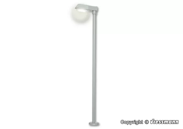 H0 Straßenleuchte modern, LED weiß