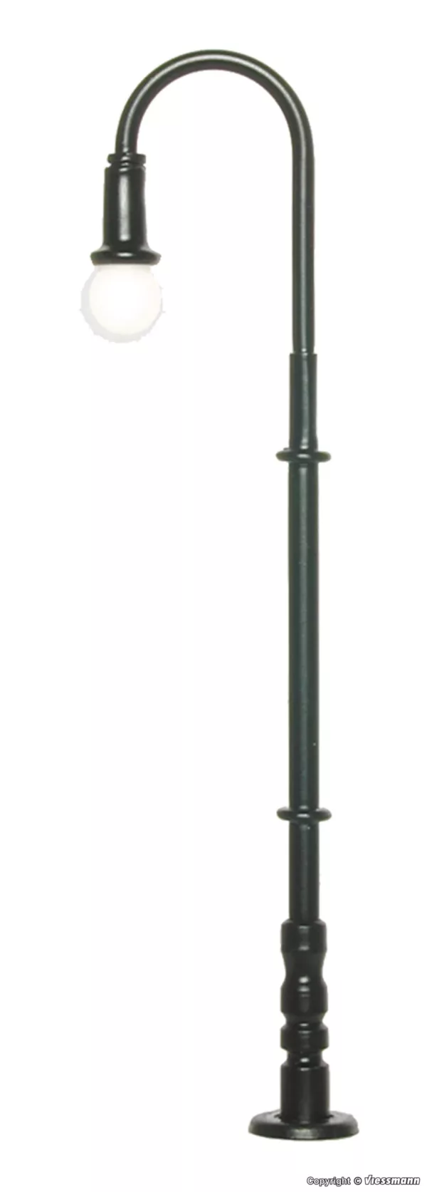 H0 Bogenleuchte, LED warmweiß