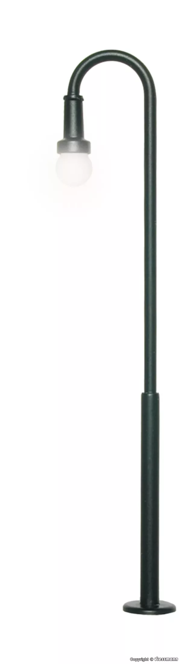 H0 Bogenleuchte, LED warmweiß