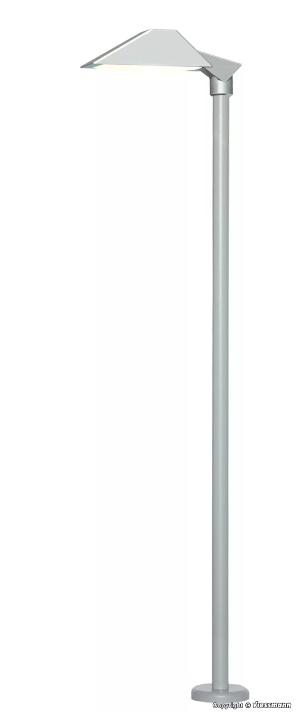 N Moderne Bahnsteigleuchte, LED weiß