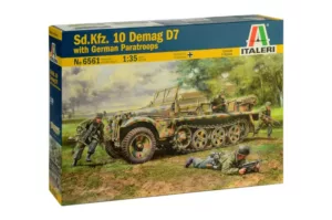 1/35 SD.KFZ.10 DEMAG D7 WITH GERMAN PARATROOPERS
