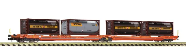Fleischmann 6660052 Containerdraagwagen Set T3000e Wascosa Tp. VI