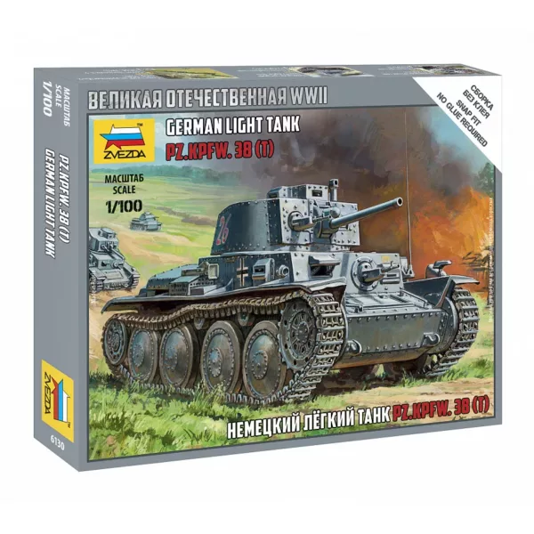 1/100 GERMAN LIGHT TANK PZ.KPFW.38 (T) WWII