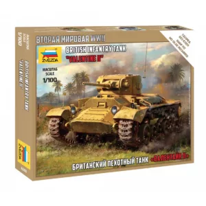 1/100 BRITISH INFANTRY TANK VALENTINE II WWII
