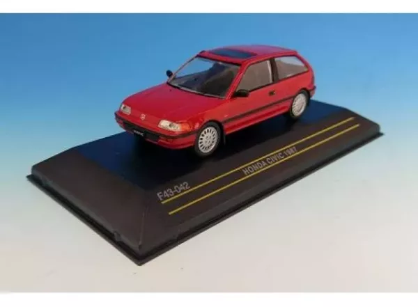 Honda Civic 1987 Rood