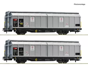 Roco 6600110 Set schuifwandwagens SBB Cargo Tp. VI