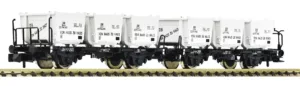 Fleischmann 6660106 Containerwagen dubbele eenheid BTs 50 DB Tp. III