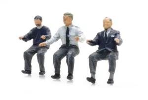 Buschauffeurs achter het stuur