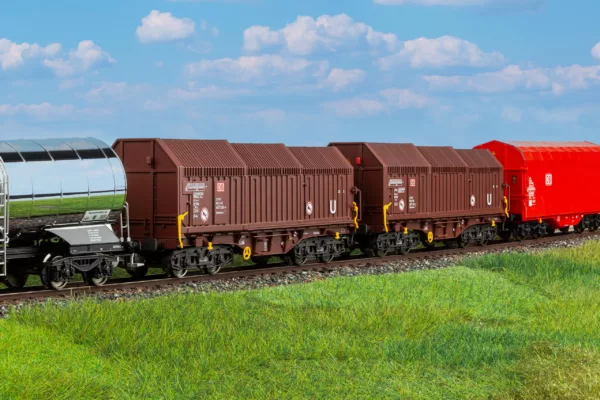 Piko 58293 Set Teleskoophuifwagens DB Cargo Tp. VI