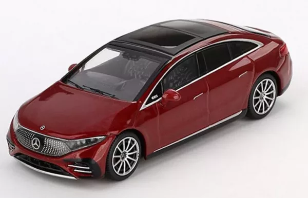 Mercedes Benz EQS 580 4Matic 2024 Rood metallic
