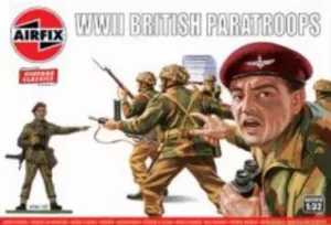 1/32 WWII BRITISH PARATROOPS