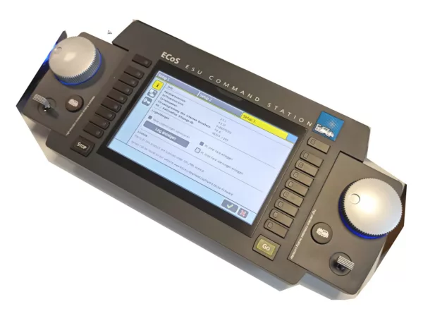 ESU 50220 ECoS 2.5-bedieningspaneel, 6A, 7" TFT-kleurendisplay