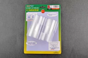 PP PAINT CUP WITH LID S-SIZE X 12PCS 28CC