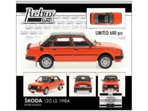 Skoda 120 LS 1984 Rood