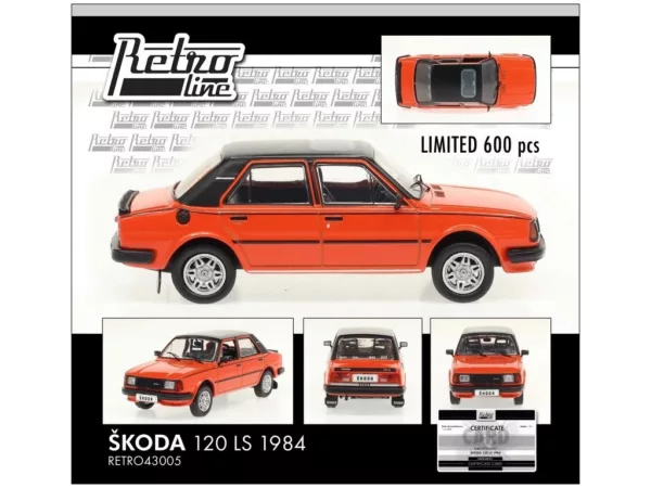 Skoda 120 LS 1984 Rood
