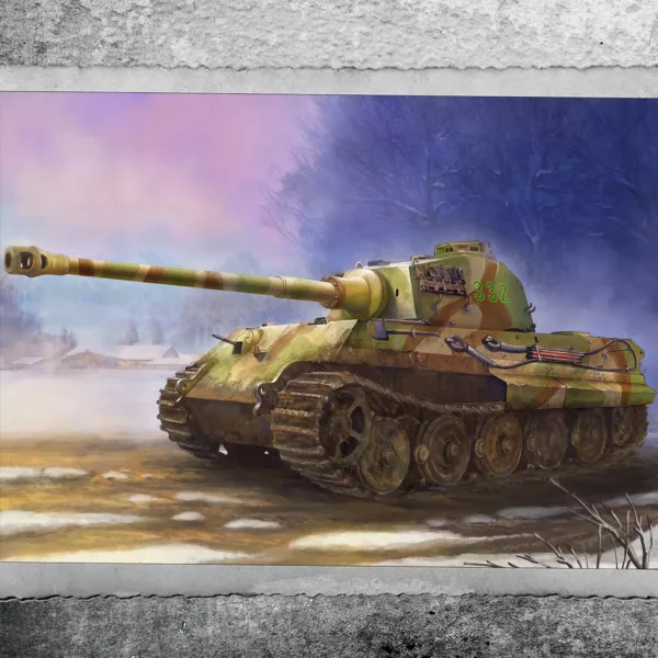 1/72 TIGER KING GERMAN MODEL KITS ARDENNES, DECEMBER 1944
