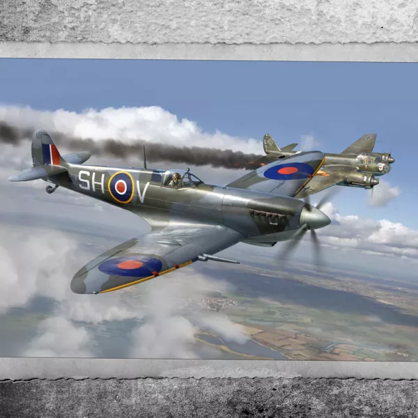 1/72 SPITFIRE MK. IX UK MODEL KIT AIR DEFENCE, AUG 1942