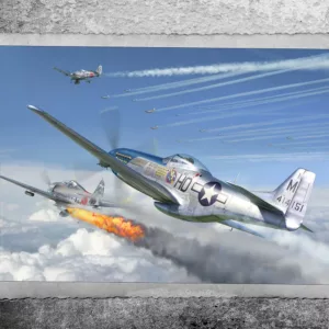 FOR873010A 1/72 P-51D MUSTANG U.S. MODEL KITS GREAT BRITAIN JAN 1945
