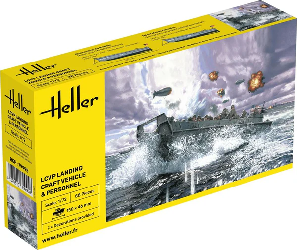 1/72 LCVP LANDING CRAFT VEHICLE & PERSONAL