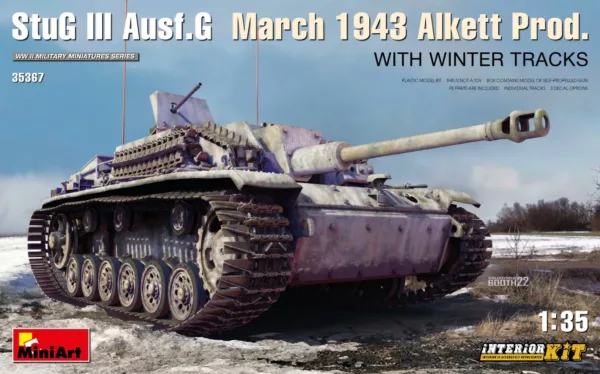 1/35 STUG III AUSF.G 1943 ALKETT PROD. W.TRACKS