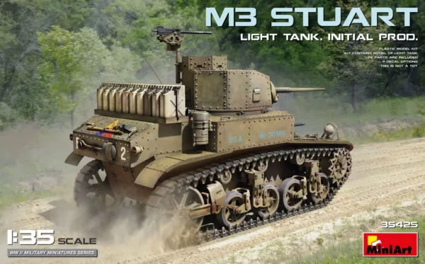 1/35 M3 STUART LIGHT TANK INITIAL PROD.